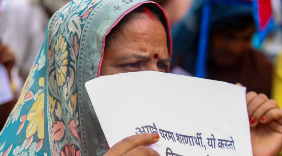 नागरिकता मागदै सुस्ताबासी माइतीघरमा आन्दोलित