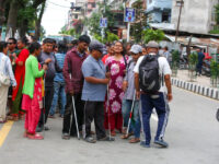 रोजगारी र जीविकाको माग गर्दै दृष्टिविहीन नागरिकहरू माइतीघरमा धर्नामा