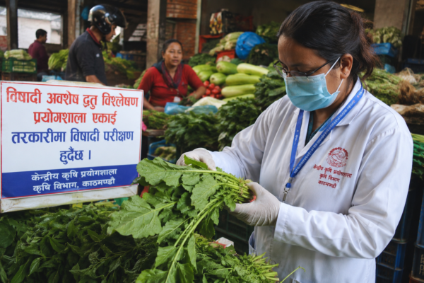 भक्तपुरको रायोको सागमा उच्च विषादी फेला, नष्ट गर्न निर्देशन