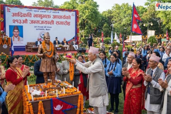 आदिकवि भानुभक्त आचार्यको २१३औँ जन्मजयन्ती देश-विदेशमा मनाइँदै