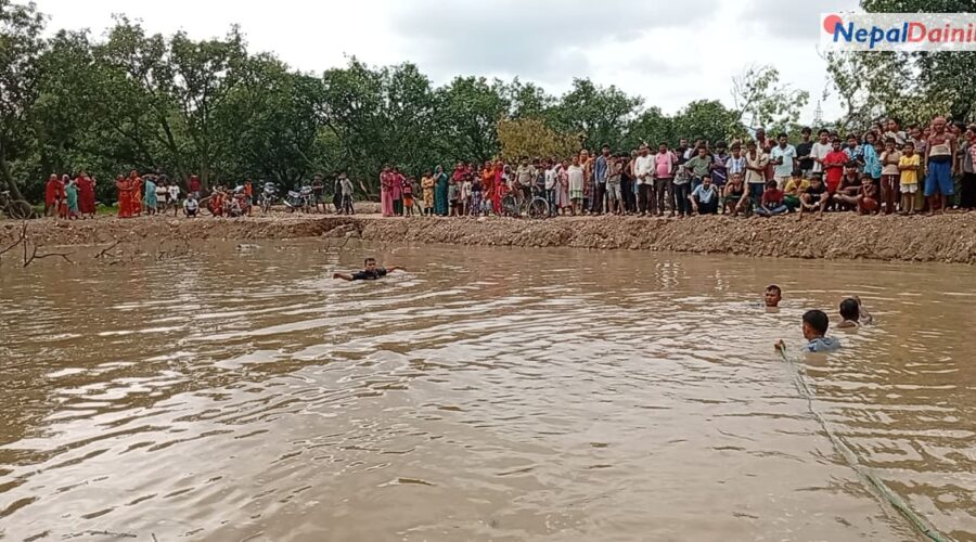 सिरहा: पानी जमेको खाल्डोमा डुबेर एकै परिवारका तीन बालबालिकाको दुःखद मृत्यु