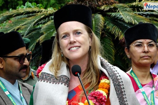 अमेरिकी संस्कृतिविद् डा. आनाले भानु जयन्तीमा नेपाली श्लोक वाचन गरेर सबैको मन जिते