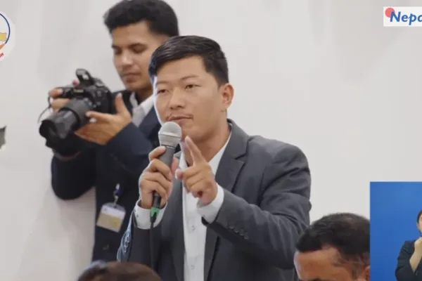 संविधान संशोधनको नाममा लोकतन्त्र र संघीयतामाथि हस्तक्षेप गर्न दिइँदैन : सांसद आर्यन राई