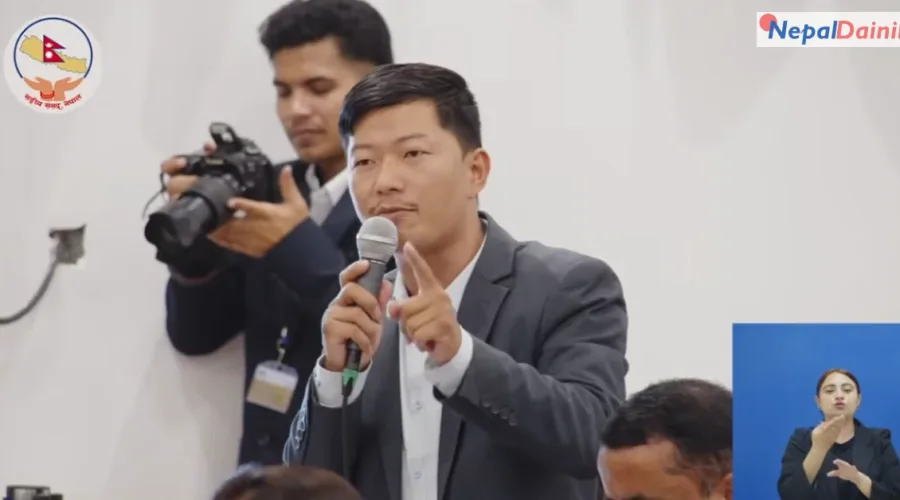 संविधान संशोधनको नाममा लोकतन्त्र र संघीयतामाथि हस्तक्षेप गर्न दिइँदैन : सांसद आर्यन राई