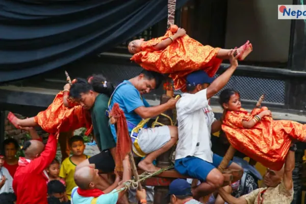 राक्षस तर्साउने त्रिशूल जात्रा: जयबागेश्वरी, पशुपतिनाथ र हाँडीगाउँमा धुमधामसाथ मनाइयो