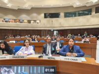 जलवायु न्यायका लागि अन्तर्राष्ट्रिय मञ्चमा बोलिन् मन्त्री चौधरी