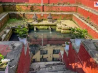 हिउँदमा सुख्खा, वर्षामा पोखरी बन्ने ललितपुरको ढुङगेधारा