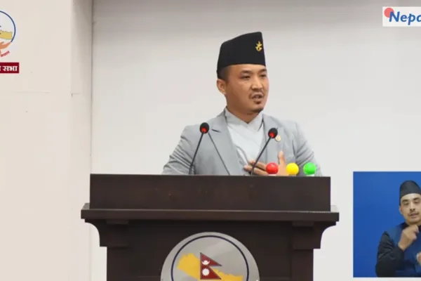 गणेश नेपाली प्रकरण : गृहमन्त्री गुरुङ संसदमा भावुक, सोधे– ‘घटनास्थलमा कुन दलको सरकार छ?’