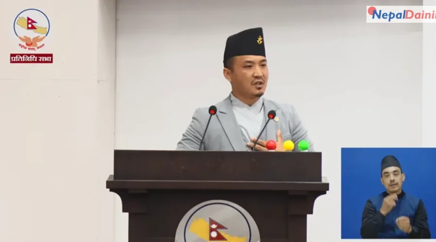 गणेश नेपाली प्रकरण : गृहमन्त्री गुरुङ संसदमा भावुक, सोधे– ‘घटनास्थलमा कुन दलको सरकार छ?’