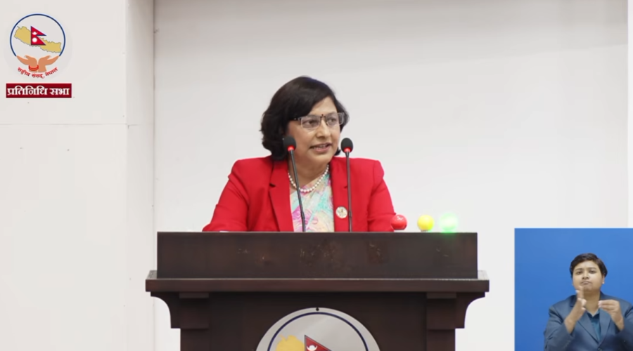 सम्पत्ति शुद्धिकरण विधेयक हतारमा पास नगर्न सांसद बलावती शर्माको आग्रह