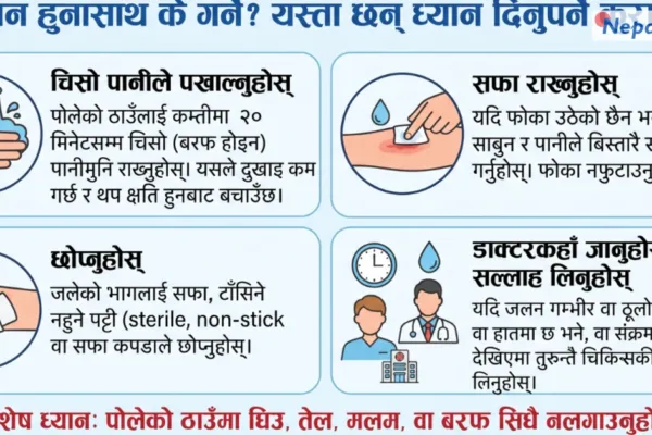 जलन भएमा के गर्ने? विज्ञले दिए यी महत्वपूर्ण सुझाव