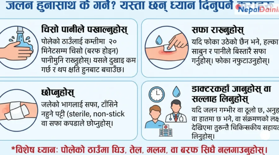 जलन भएमा के गर्ने? विज्ञले दिए यी महत्वपूर्ण सुझाव