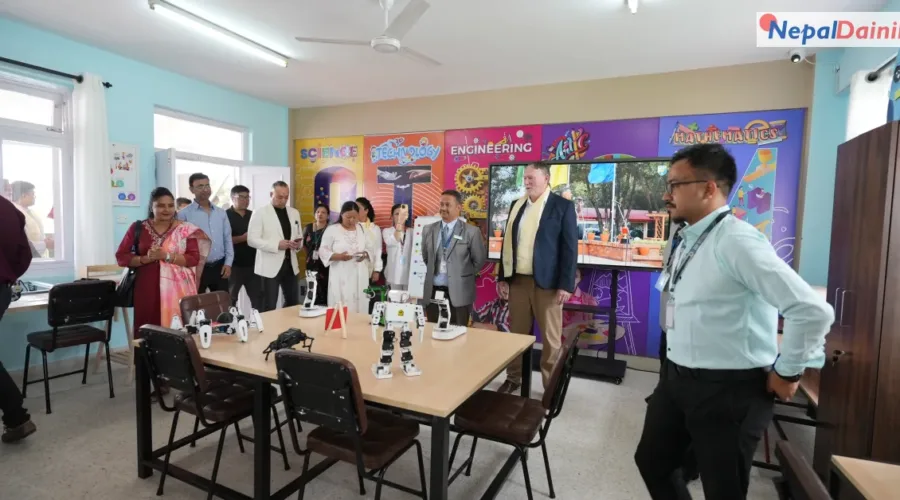 GEMS स्कूलमा 3DI इन्क्युबेशन ल्याब शुरू, विद्यार्थीलाई नवप्रवर्तक बनाउने लक्ष्य