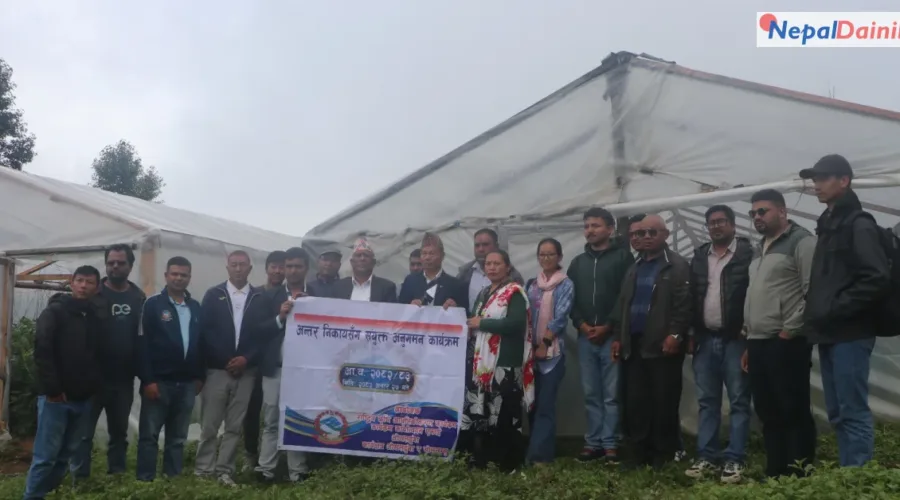 सोलुखुम्बुमा कृषि अनुदानको संयुक्त स्थलगत अनुगमन, फार्मदेखि दुग्ध उद्योगसम्म कडा निरीक्षण