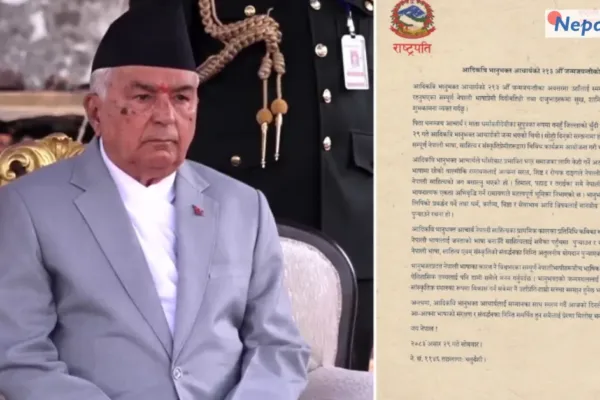 राष्ट्रपति पौडेलद्वारा भानुजयन्तीको शुभकामना, भानुभक्तको योगदान अतुलनीय