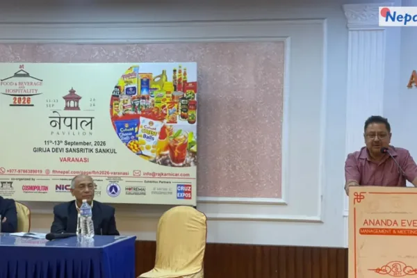 काठमाडौंमा नेपाल–भारत खाद्य तथा पेय पदार्थ फोरम सम्पन्न, वाराणसीमा हुने प्रदर्शनीको तयारी सुरु