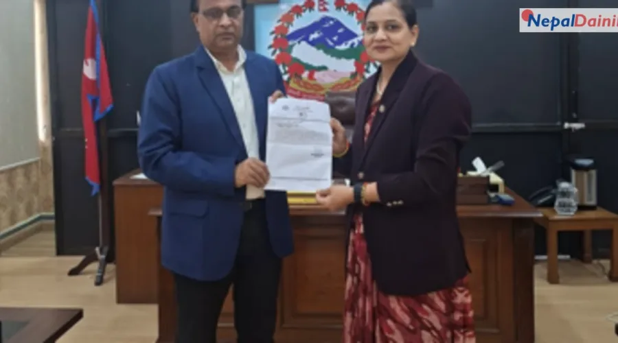 गोडैता नगर अस्पताल सञ्चालनका लागि स्वास्थ्य मन्त्रीलाई आग्रह पत्र