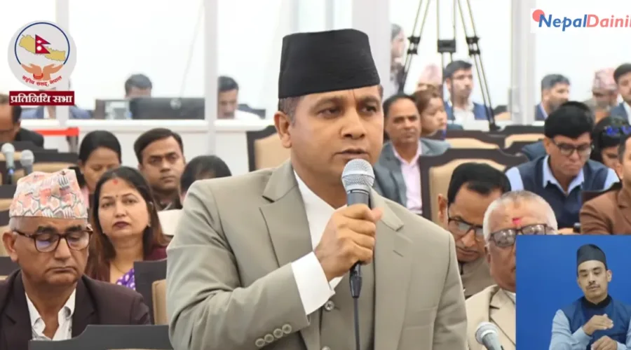 बझाङ जीप दुर्घटना: घाइतेको निःशुल्क उपचारको माग गर्दै सांसद महर संसदमा बोले