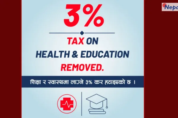 शिक्षा र स्वास्थ्यमा ३% समता शुल्क हाललाई लागू नहुने, प्रधानमन्त्री बालेनको घोषणा