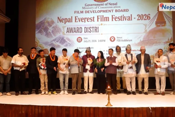 चीनको हुनानमा ‘नेपाल एभरेष्ट फिल्म फेस्टिभल’ सम्पन्न, ६ नेपाली चलचित्रले पाए अवार्ड