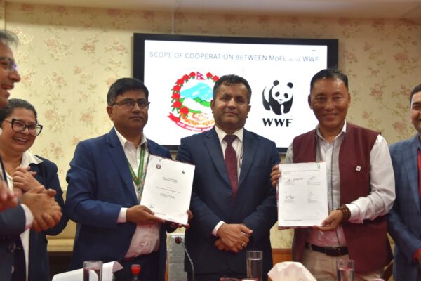 कृषि मन्त्रालय र डब्लूडब्लूएफ नेपालबीच १० वर्षे सहकार्य सम्झौता