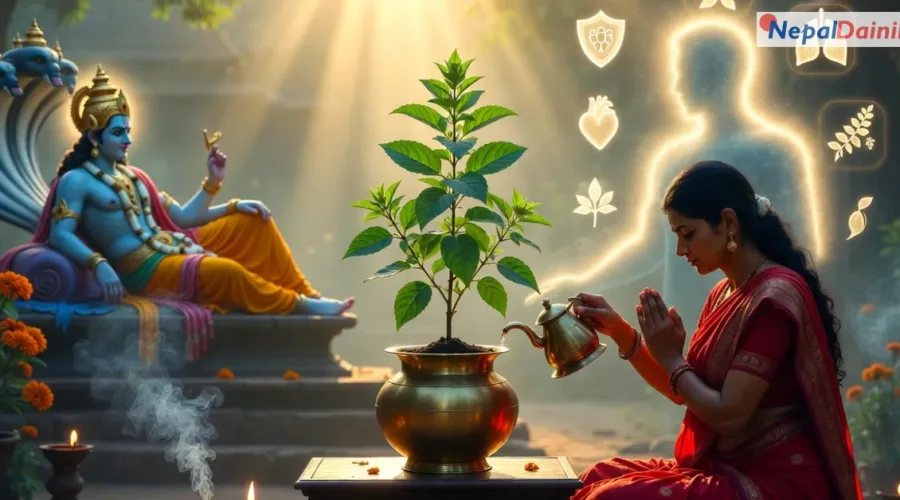 हरिशयनी एकादशी : धार्मिक महत्वका साथै स्वास्थ्यका लागि पनि अमूल्य छ तुलसी