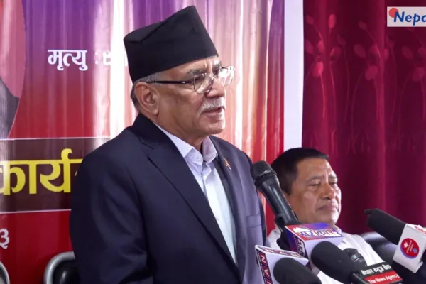 जनयुद्धको तयारीमा नरबहादुर कर्मचार्यसँग नियमित सल्लाह लिन्थेँ : प्रचण्ड