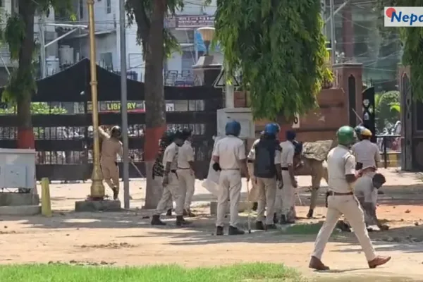 निट प्रश्नपत्र चुहावट: पट्नामा प्रदर्शनकारी विद्यार्थीमाथि प्रहरीको हस्तक्षेप, केही नियन्त्रणमा