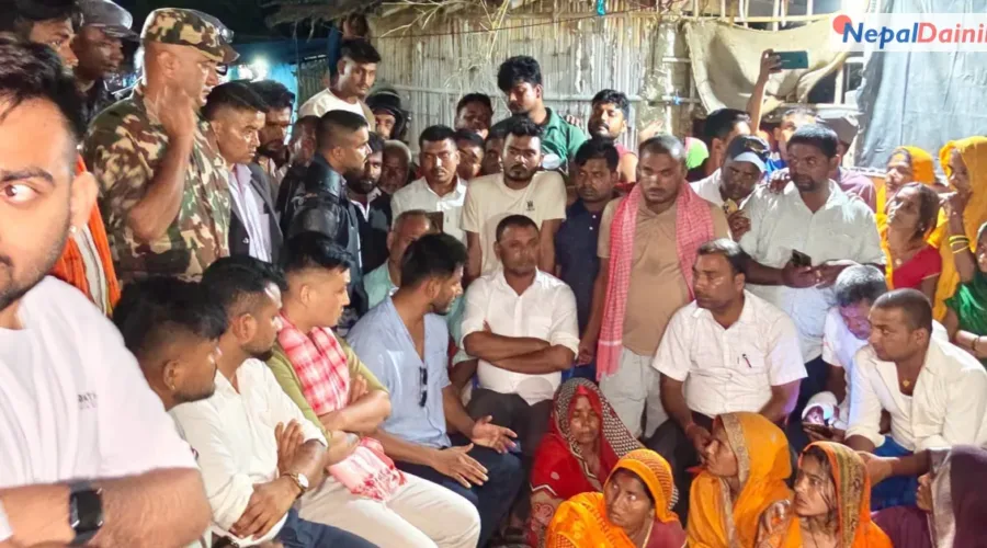गृहमन्त्री सुधन गुरुङको मध्यरातमा शोकसन्तप्त परिवारभेट