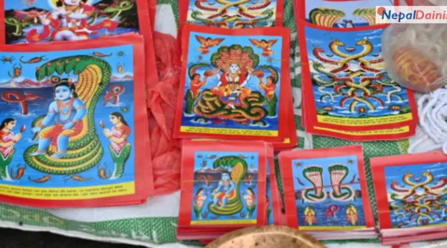 नाग पञ्चमी पर्व मनाइँदै