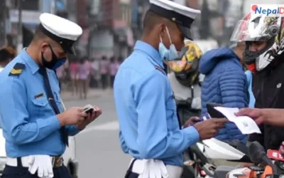 २४ घण्टामा ट्राफिक प्रहरीले गर्यो ७६२ जनालाई कारबाही
